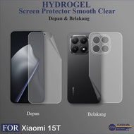 LAYAR Anti-Scratch Hydrogel Screen Xiaomi 15 15T 15T Pro 15 Ultra Hydrogel Screen Protector Front an