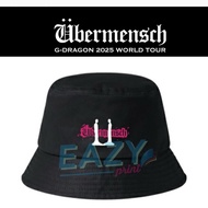 BUCKET HAT GDRAGON UBERMENSCH LOGO KPOP IDOL G-DRAGON GD WORLD TOUR 2025