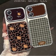 Suitable for OPPO A17 OPPO A17K OPPO A97 5G OPPO A60 New 3D color pattern silver anti drop phone cas