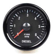 2" 52MM 0-6000 RPM Tachometer Electrical Tachometer Gauge for 1-20 Cylinder Engine