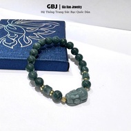 Accessories CT Chain Bracelet Turquoise 8Li Charm Pixiu Mixed with Gold Balls GB140 Luxurious and El