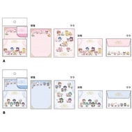 美少女戰士 X Sanrio 日版 Q版 信封 信紙 套裝 上學 便攜 書寫 情信 通信 Sailormoon Sailor Moon 2023 (SUN-STAR 文具系列) 永恆 Saturn U
