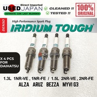 USED Japan DENSO Iridium TOUGH Spark Plug - Perodua 1.3L 1NRVE 1.5 2NRVE NEW Alza Aruz Bezza Myvi Ge