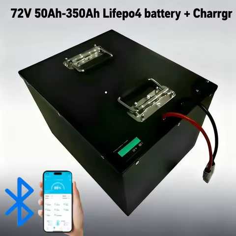 72V Lifepo4 Battery 50Ah-350Ah Lithium Iron Phosphate Battery Pack High Capacity Rechargeable for 3K
