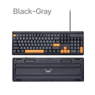 NUBWO NK-48 คีย์บอร์ด มีสาย ภาษาไทย+อังกฤษ Keyboard USB เหมาะสำหรับทำงาน หรือเล่นเกม ปุ่มชัด สีชัด N