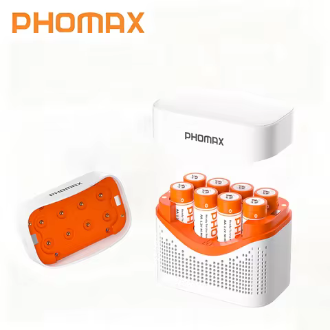 PHOMAX AA/AAA Rechargeable Batteries Charger 1.2V 850mAh 350mAh Ni-MH Battery for Computer Clock Rad