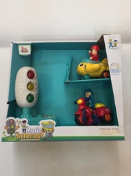 Yofi Toys Music Traffic Lights + Inertial Aircraft + Inertial Bike Electric Mainan Anak J075