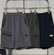 外國預訂 3色選 the north face 拉鏈口袋 刺繡logo 機能短褲