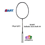 Hart Infinite Aero Soft 78 Badminton Racket (+ FREE COVER & TOWEL GRIP 2 PCS)