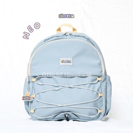 Himeku TAMAGO SUPER Backpack - Tas Besar - Muat Laptop - Ransel Kanvas Wanita Pria