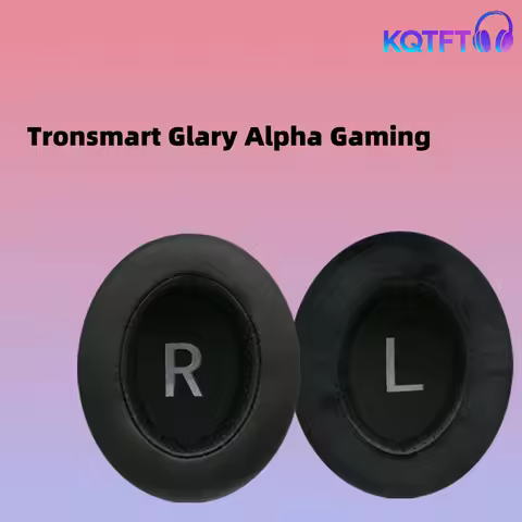 Replacement Ear Pads for Tronsmart Glary Alpha Gaming Parts Leather Cushion Velvet Earmuff Headset S