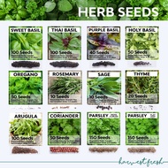 Herbs &amp; Vegetable Seeds Basil Sage Rosemary Thyme Oregano Arugula Parsley Coriander Celery Kinchay
