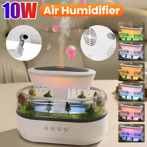 Rain Clouds Aroma Diffuser Zen Raindrops Air Humidifier Essential Oil Diffuser USB Desktop Ultrasoni