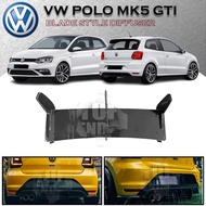VOLKSWAGEN POLO MK5 6C GTI BLADE STYLE DIFFUSER VW POLO 6C BUMPER DIFFUSER BODYKIT POLO 2014-2018 PO