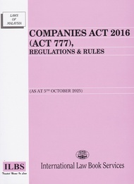 Companies Act 2016 (Act 777) Regulations & Rules [As At 5th October 2025]
