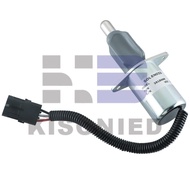 3918600 Fuel Shut Off Solenoid 3921978 3915502 1703-3307 for Cummins Engine 6CT 8.3L, 6CTA 8.3L 12VD