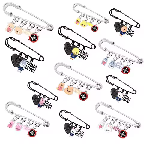 SKZ Stray Children STRAYKIDS KARMA Pin Acrylic Pendant Cartoon Acrylic Keychain Christmas Gift