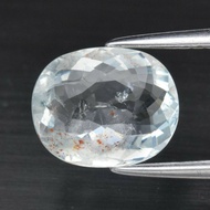 Natural Blue Aquamarine Gem ( SI2 ) 1.77ct, Brazil