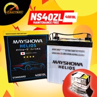 NS40ZL 40B19L NS40 MAYSHOWA Car battery Bateri kereta | Perodua Myvi Alza Axia Kancil Kelisa Kenari 