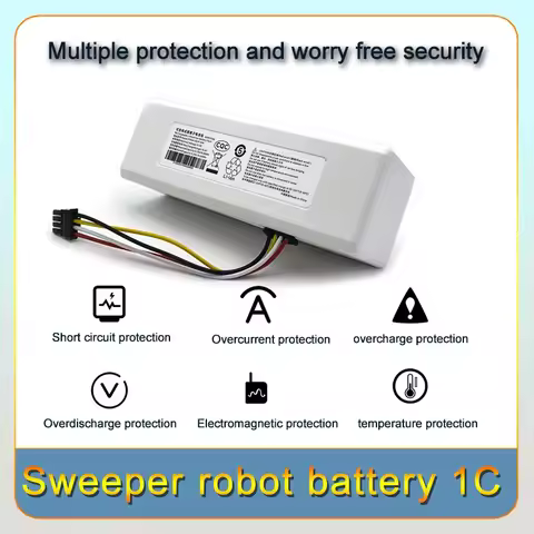 NEW 14.4V 12800mah P1904-4S1P-MM Battery For Xiaomi Mijia 1C STYTJ01ZHM Robot Vacuum Mop Cleaner Acc