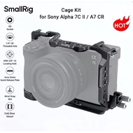 SmallRig A7C II Cage Kit for Sony Alpha 7C II / Alpha 7CR Built-in Quick Release Plate with Cable Cl