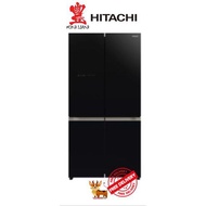 HITACHI R-WB640V0MS-GBK SIDE BY SIDE FRENCH BOTTOM FRIDGE (NET 569L)