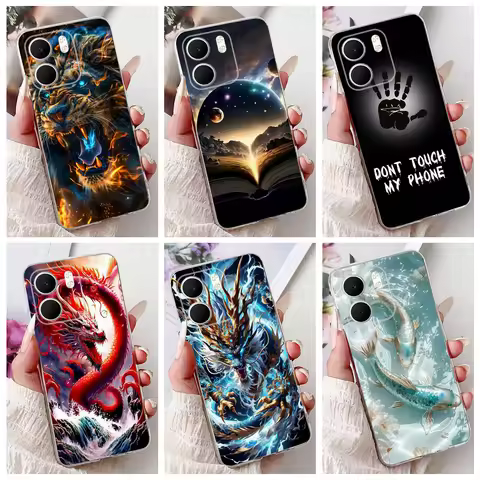 Cool Dragon Lion Tiger Cartoon Pattern Casing For Oppo A5x 4G 5G / Oppo A5 Pro CPH2695 Global Case S