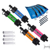Outdoor Mini Water Purifier Straw Filter - Portable Survival Supplies for Camping Hiking