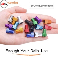 BS *# 6 Pc Aluminum Bicycle Bike Valve PRESTA to SCHRADER Converter Car Valve Adapter