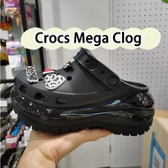 Crocs MEGA CRUSH CLOG รองเท้า crocs แท้ รองเท้าแตะเสริมส้น ร้องเท้าหัวโต |207988