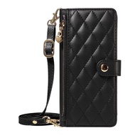 Crossbody Zipper Cards Solt Wallet Leather Case for Vivo Y04 Y29s Y29 Y19s Y28 Y17s Y38 Y39 Y36 Y27 