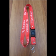 GANTUNGAN Emirates Fly Airline Lanyard Keychain Double Sided Custom Unit