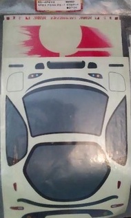 yokomo apex mazda rx-7 drift d1 遙控車殼貼紙一份