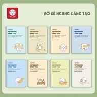 HAI TIEN Creative horizontal notebook - Size 60g/m2 (80 million, 120 million, 200 million)