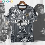 (bokong) NEW 23/24 Arsenal X Ian Wright Edition Fan &amp; Player Issue Kit Jersey *,Ready Stock*