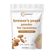 Micro Ingredients Brewers Yeast 3 LB Powder Debittered Brewers Yeast for Breastfeeding Support Great