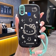 Case hp for VIVO Y91 Y91i Y93 Y95 Y91C Y1S Y90 Case Cute Cat Pattern Trendy Silicone Phone Case Pers