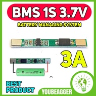 Bms 1s 3.7v 3A untuk baterai 18650 lithium