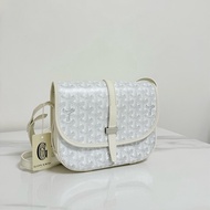 Goyard Belvedere PM Bag 郵差包 白色 接近全新