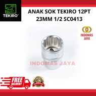 MATA TEKIRO 1/ 2 INCH Socket WRENCH 12 PT 23 MM Socket WRENCH/ TEKIRO Socket WRENCH 1/2" 23 MM Socke
