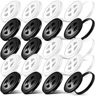 Tessco 20 Pieces 5 Gallon Bucket Lids Plastic Leak Proof Bucket Twist Lid 5 Gal Food Bucket Lids Sea
