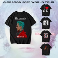 2025 GDRAGON Ubermensch Tour Distro T-Shirt Screen Printed Unisex T-Shirt | Affordable POVERSIZ