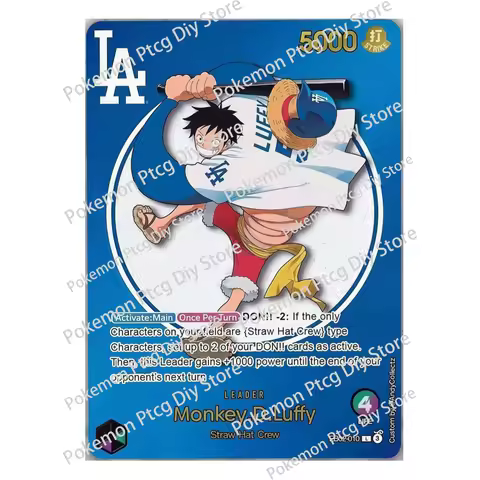 ONE PIECE DIY Monkey D. Luffy Nami- Shohei Ohtani - Baseball Dodgers Style Self Control Collect Sign