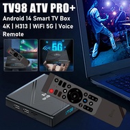 Android 14 Smart Tv Box Dual 5g Wifi Bt5.0 Media Player G31 Opengl3.2 4k Hd Tv Video Player For Hd M