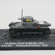 Ixo 1:72 Sd.Kfz.101 I Ausf.B World War Ii German No. 1 Tank Alloy Military Model**&*