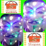 LED rainbow hacker mask hacker mask lightADA