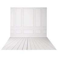 【VVL】-3x5ft Vinyl Photography backdrops White Brick Wall wood floor wedding background for photo studio