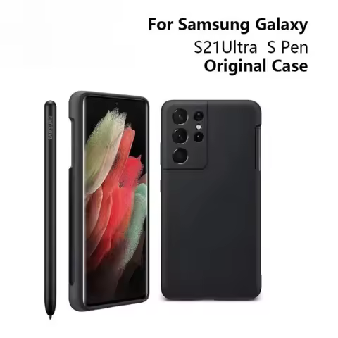 New For Samsung Galaxy S21 Ultra S21Ultra Stylus Mobile Phone S Pen With Case Original Silicone Cove