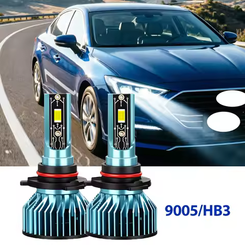 9005 HB3 Car LED Headlight Bulbs 300W 30000LM LED 9005 Lights With Fan Canbus Car Turbo Lamp 12V 650