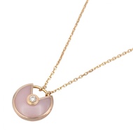 [Pre-owned] Cartier Amulet Pink Opal Necklace, Neck Circumference 38/41cm, K18PG (Pink Gold), Diamon